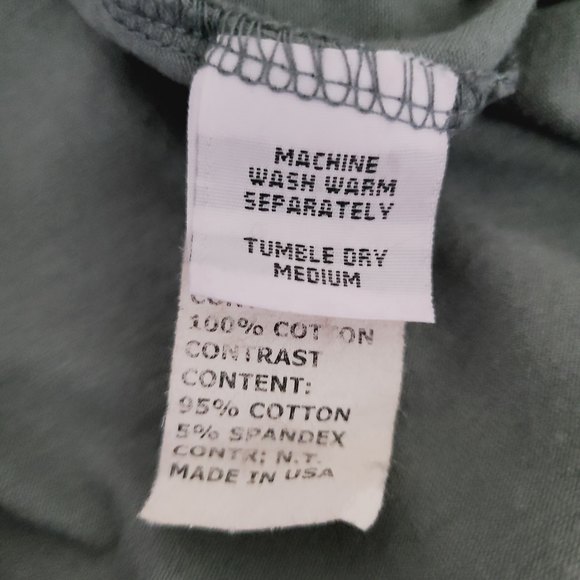 Cut Loose Tunic Top S Gray Knit Tiered Hi-Low 3/4 Sleeve Lagenlook Casual Shirt - Picture 6 of 6